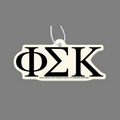 Paper Air Freshener W/ Tab - Greek Letters: Phi Sigma Kappa